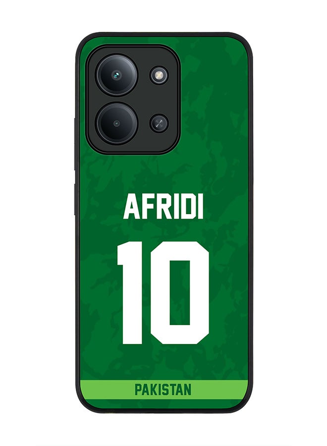 For Xiaomi Redmi 15C 4G Case,Slim fit Camera Protection, Shockproof Thin Phone cover  - Pakistan AFRIDI, Jersey No 10